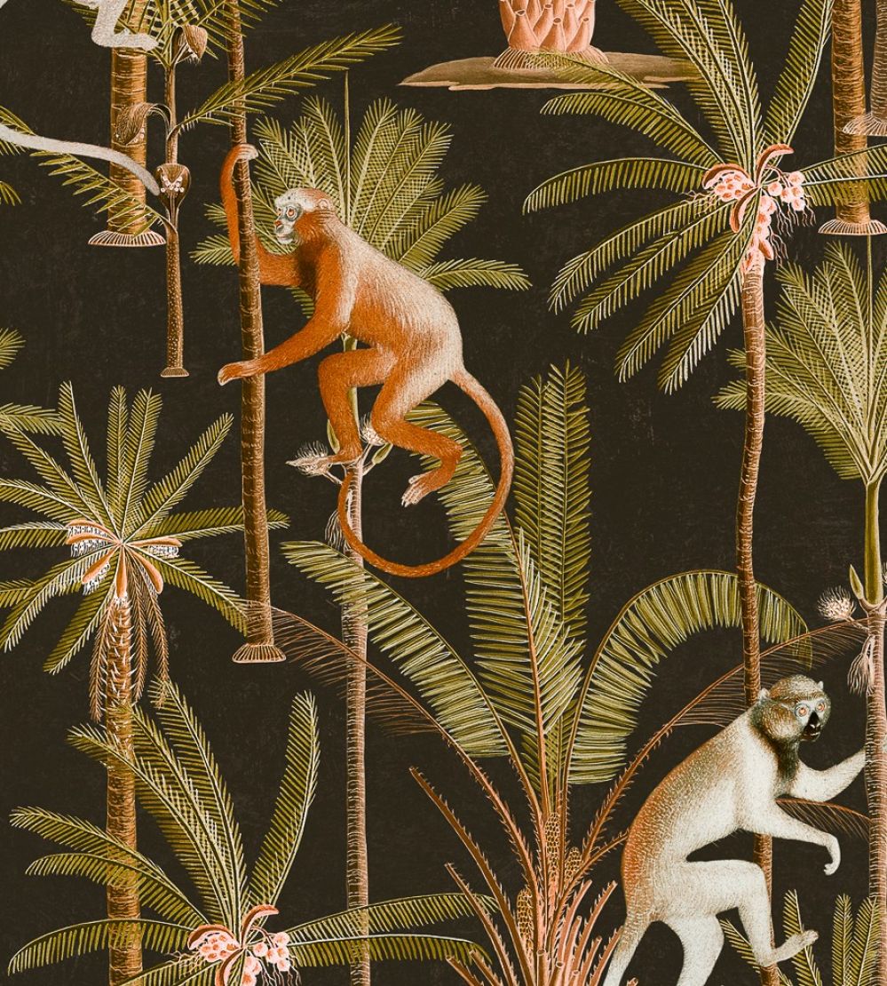 Barbados Wallpaper by MINDTHEGAP Anthracite