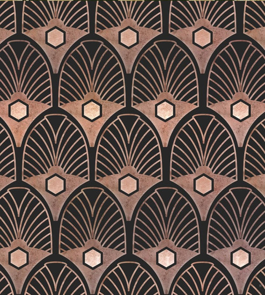 Obsession Wallpaper by MINDTHEGAP Black,Copper