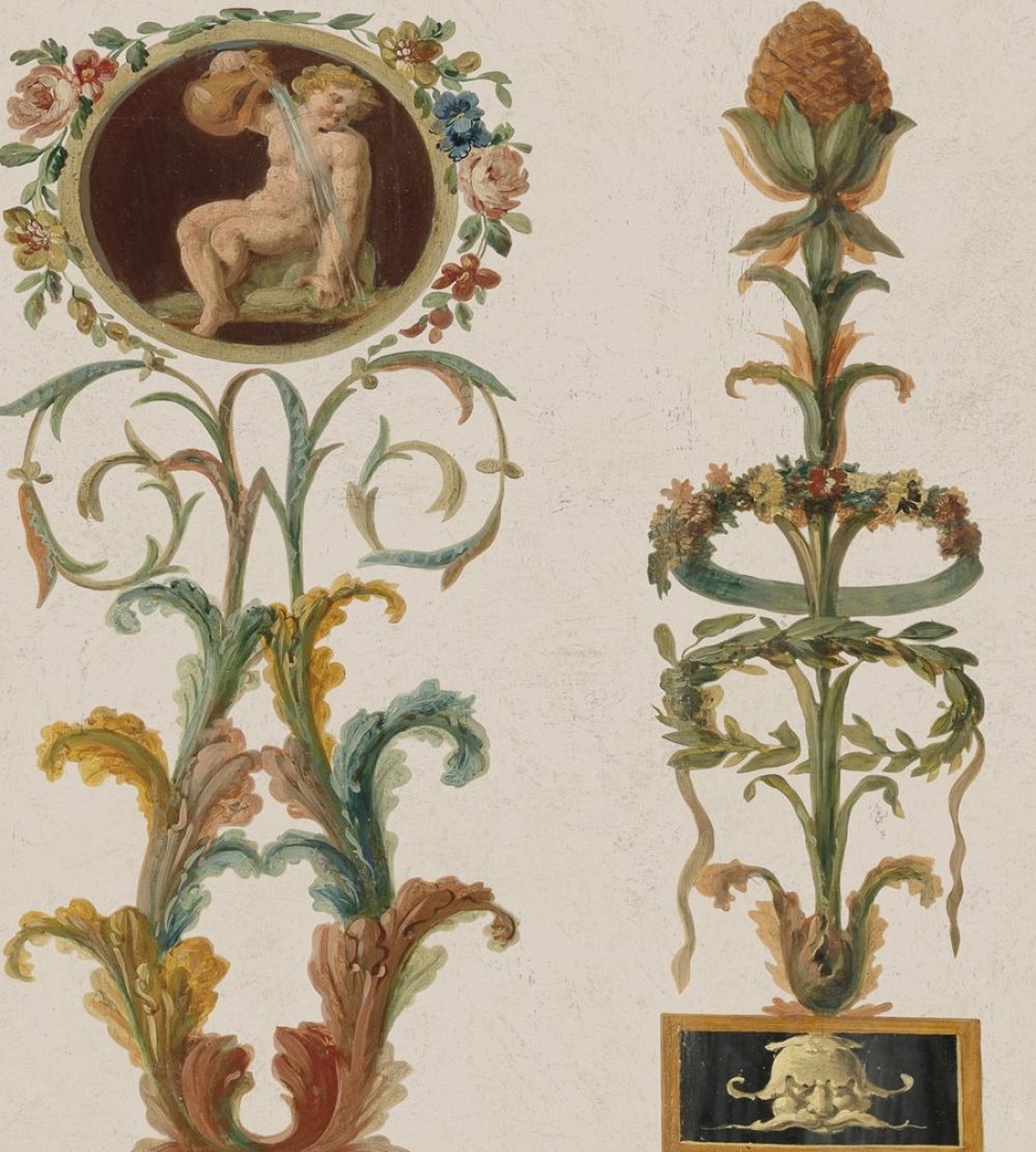 Pilasters Wallpaper by MINDTHEGAP Brown