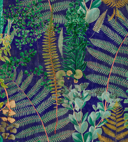 Green Sanctuary Wallpaper by MINDTHEGAP Anthracite