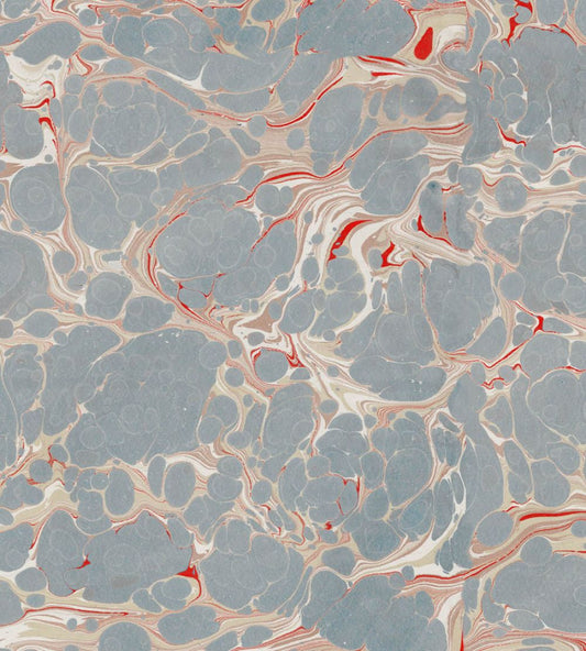 Marbled Wallpaper by MINDTHEGAP Grey, Red, Taupe