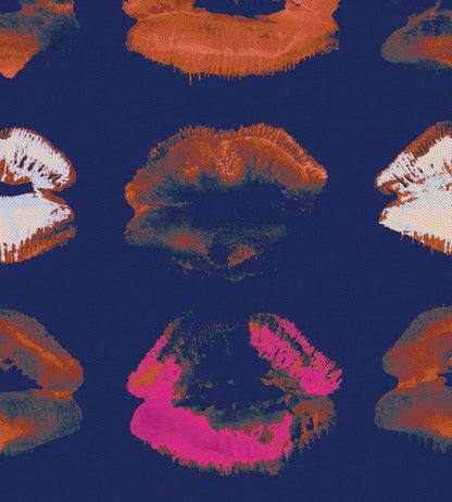 Neon Kiss Wallpaper by MINDTHEGAP Indigo