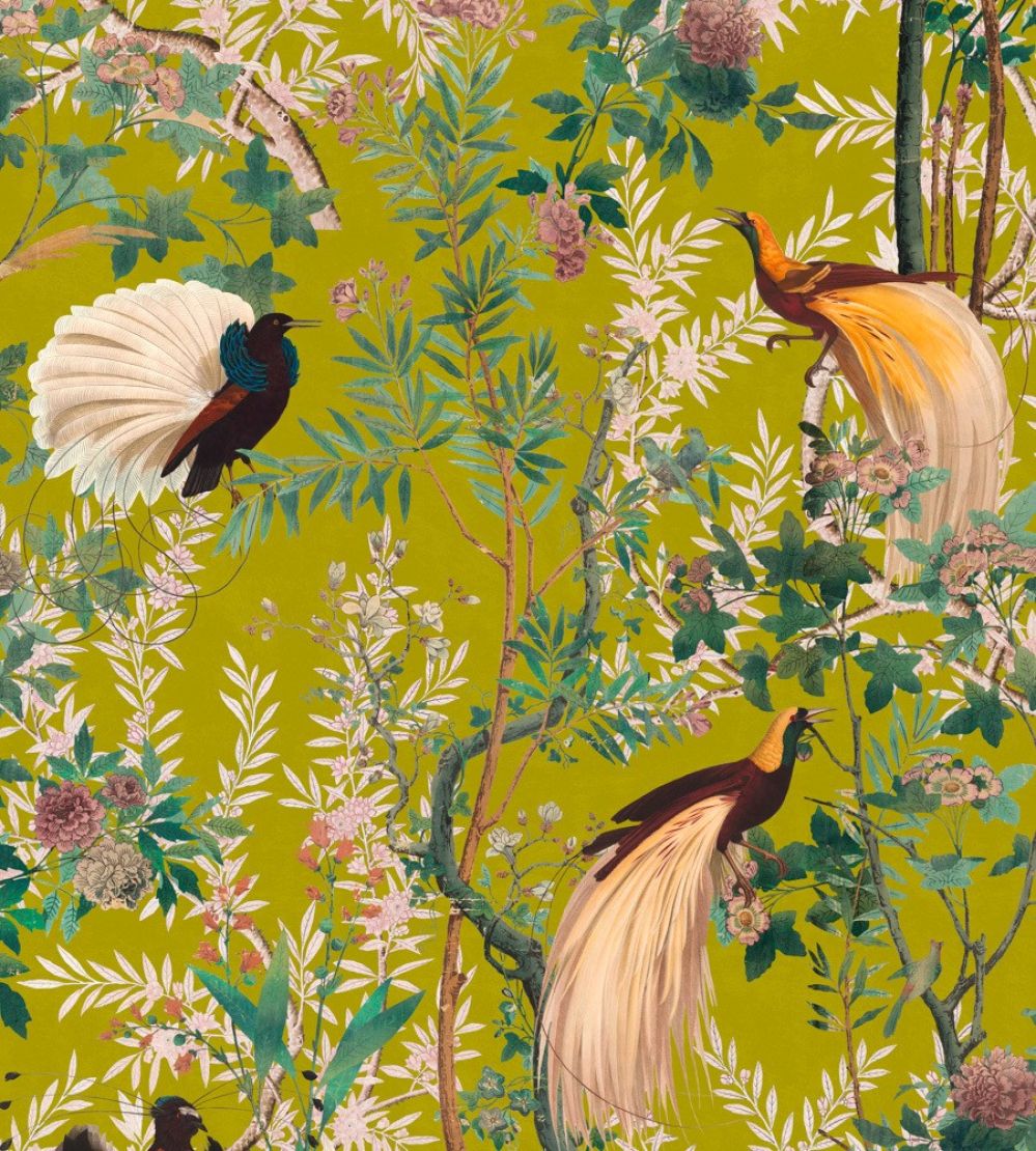 Royal Garden Fabric by MINDTHEGAP Green