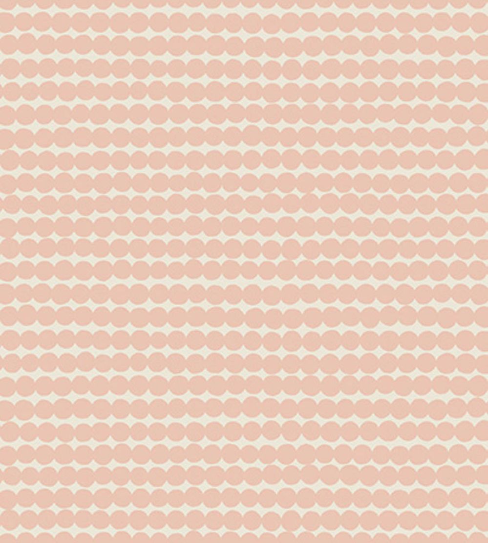 Mini Rasymatto Wallpaper by Marimekko Pink