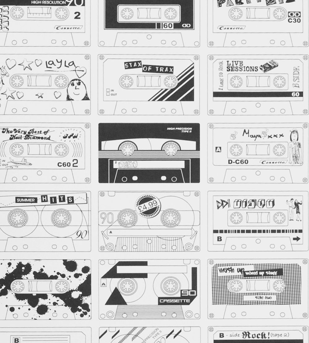 C60 Wallpaper by Mini Moderns Snow