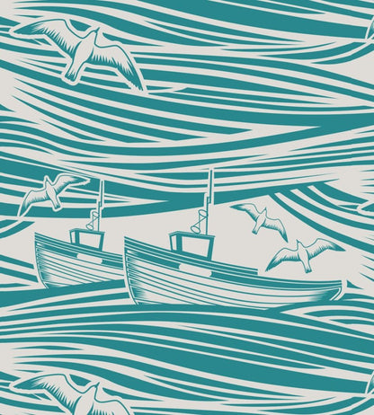 Whitby Wallpaper by Mini Moderns Lido
