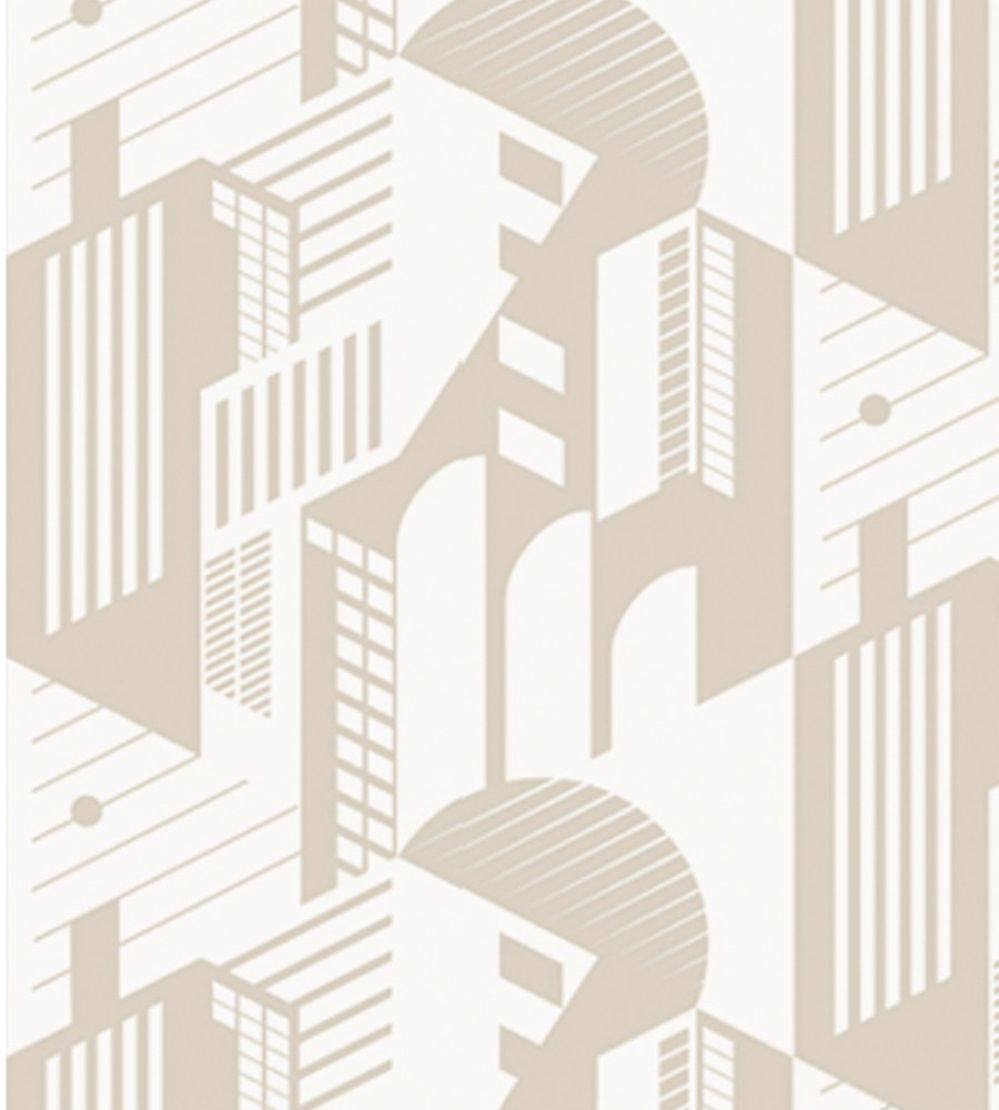 Bauhaus Wallpaper by Mini Moderns Stone