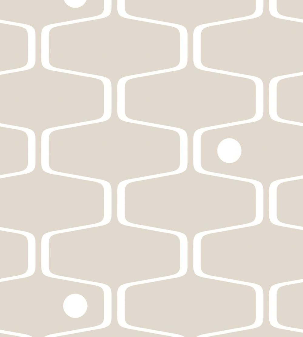 Net and Ball Wallpaper by Mini Moderns Stone