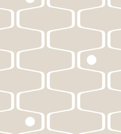 Net and Ball Wallpaper by Mini Moderns Stone