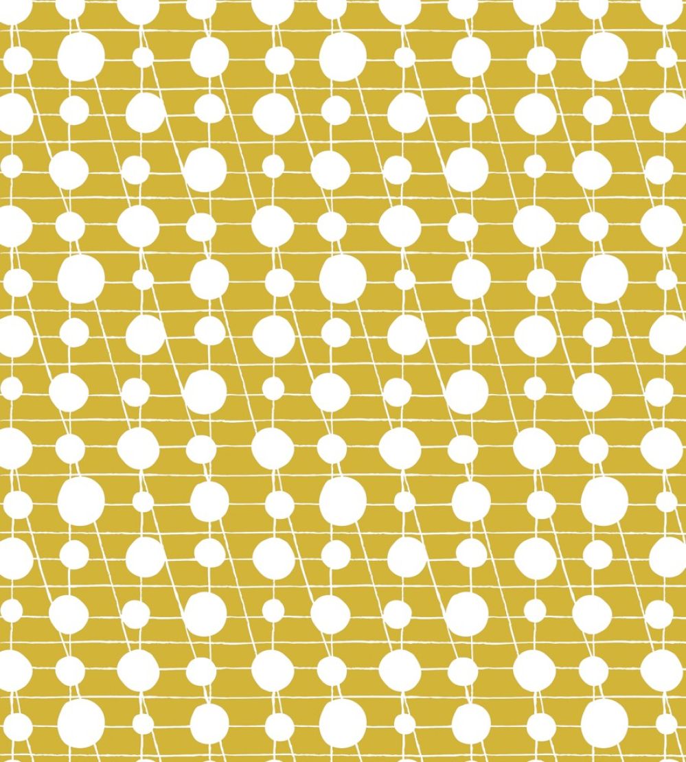 Pavilion Wallpaper by Mini Moderns Mustard