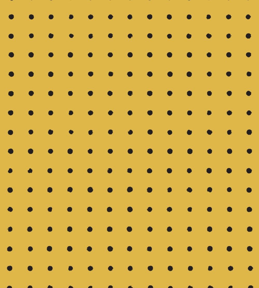 Peggy Wallpaper by Mini Moderns Mustard