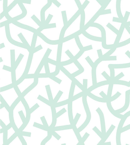 A Forest Wallpaper by Mini Moderns Pale Verdigris