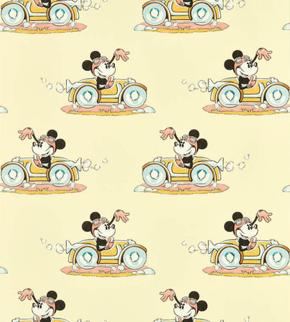 Minnie On the Move Wallpaper by Sanderson Sherbet