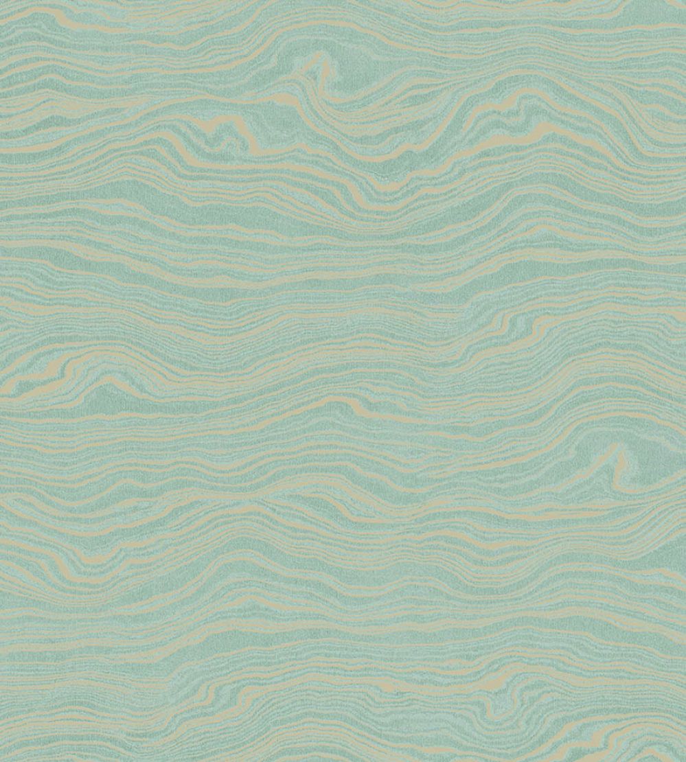 Moire Kintsugi Wallpaper by Jannelli&Volpi Aqua