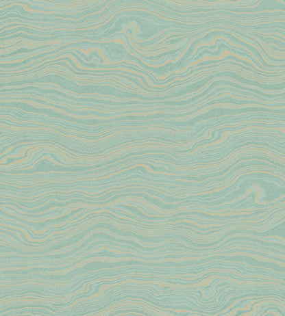 Moire Kintsugi Wallpaper by Jannelli&Volpi Aqua