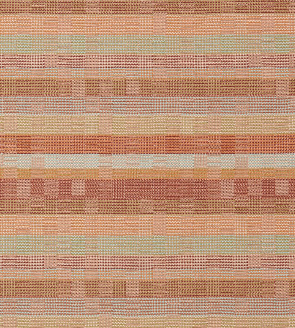 Mira Fabric by Harlequin Clementine/Rust/Aqua