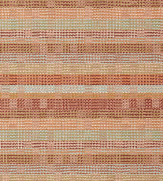 Mira Fabric by Harlequin Clementine/Rust/Aqua
