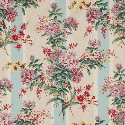 Mirabel Lilac on Cotton fabric by Lisa Fine Textiles