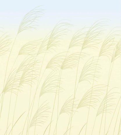 Miscanthus Mural by Harlequin Buttermilk/Sky