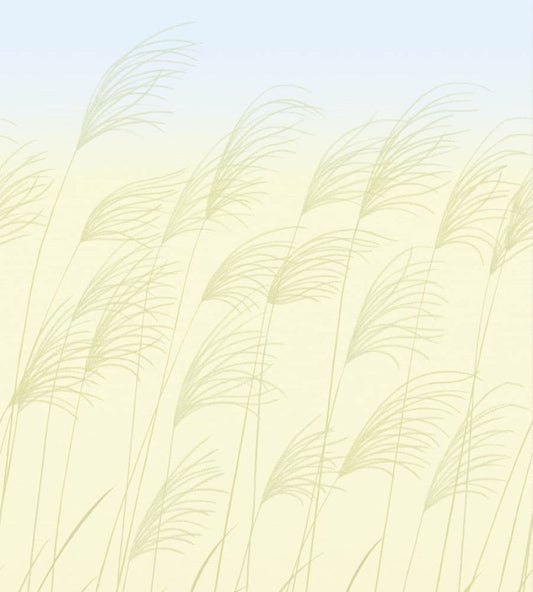 Miscanthus Mural by Harlequin Buttermilk/Sky
