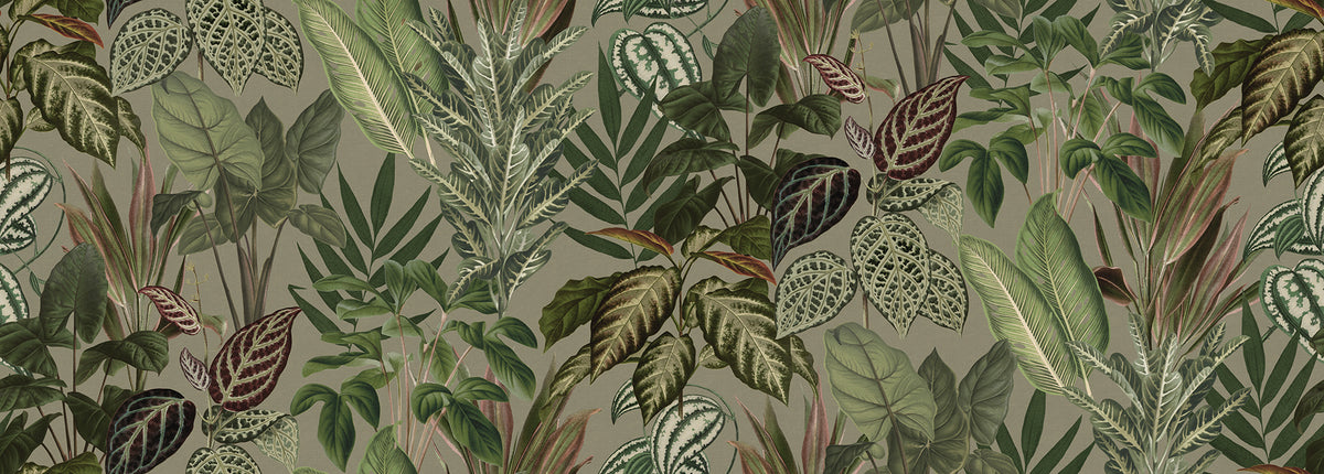 Mischievous Jungle Sand mural by Rebel Walls