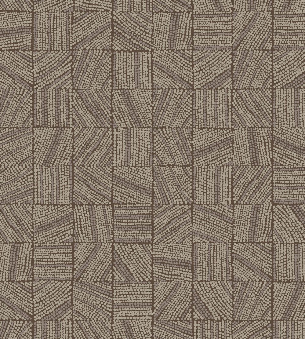 Mismatched Tiles Wallpaper by Eijffinger Brown/Taupe