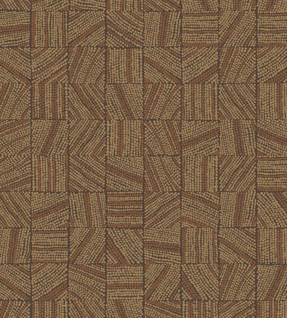 Mismatched Tiles Wallpaper by Eijffinger Brown/Terracotta