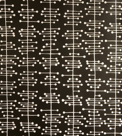Muscat Small Wallpaper by MissPrint Black with White