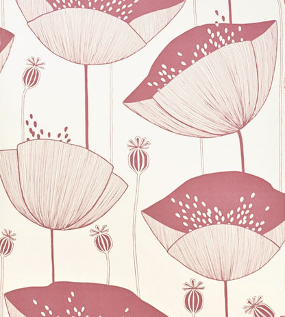 Poppy Wallpaper by MissPrint Blush