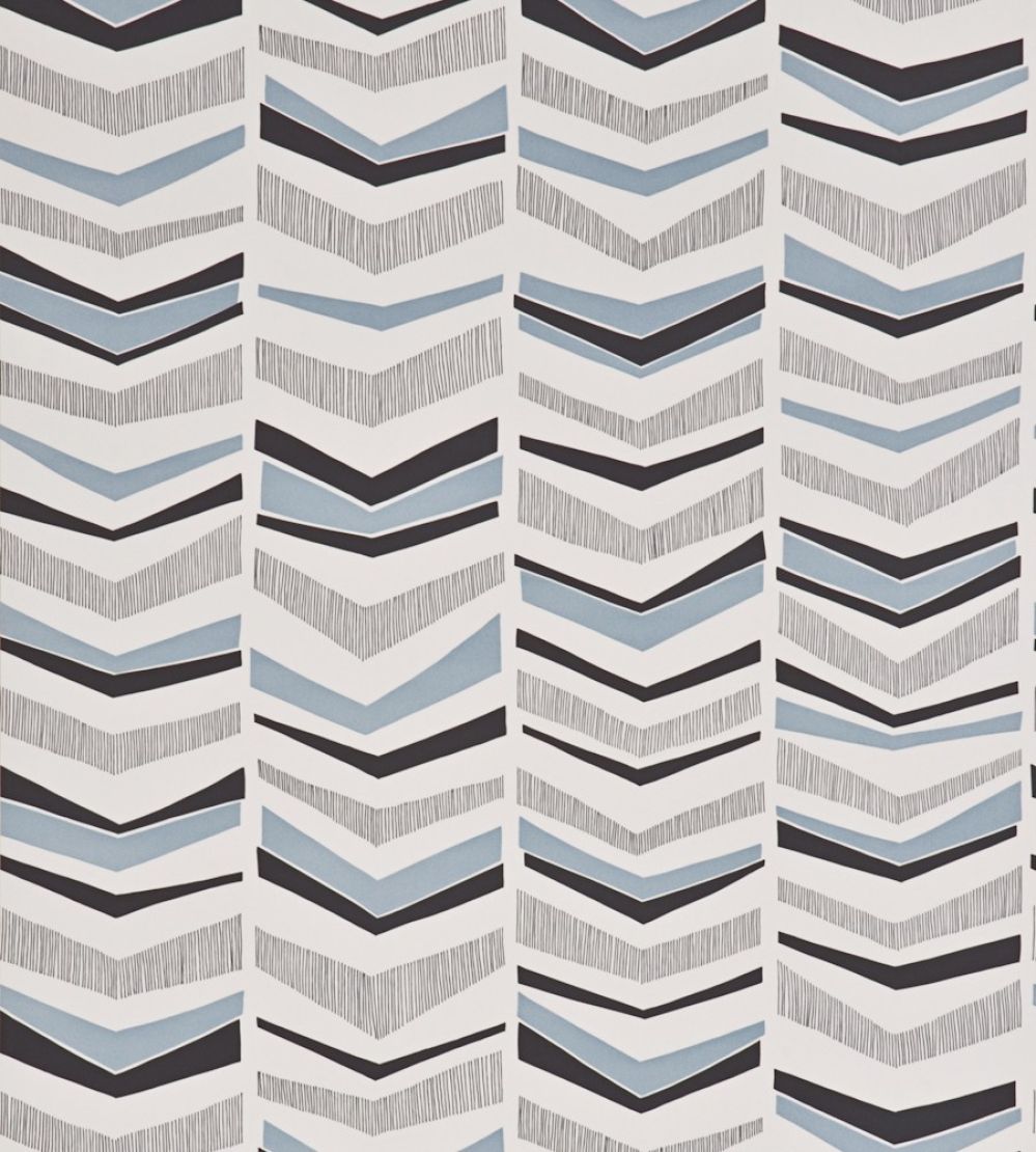 Chevron Wallpaper by MissPrint Bluebird