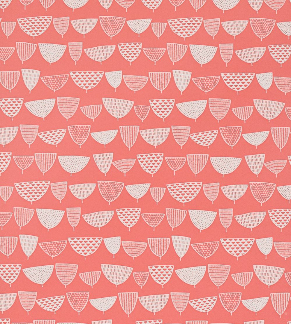 Allsorts Wallpaper by MissPrint Coral