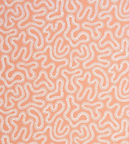 Coral Wallpaper by MissPrint Peach Blush