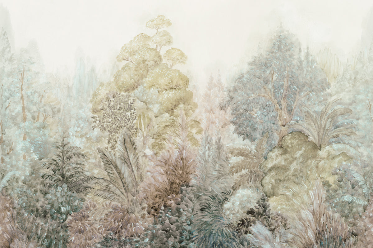 Misty Grove Classic mural by Hovia