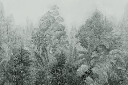 Misty Grove Dark mural by Hovia