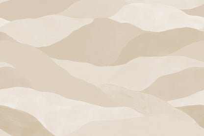 Misty Peaks Peach mural by Rebel Walls