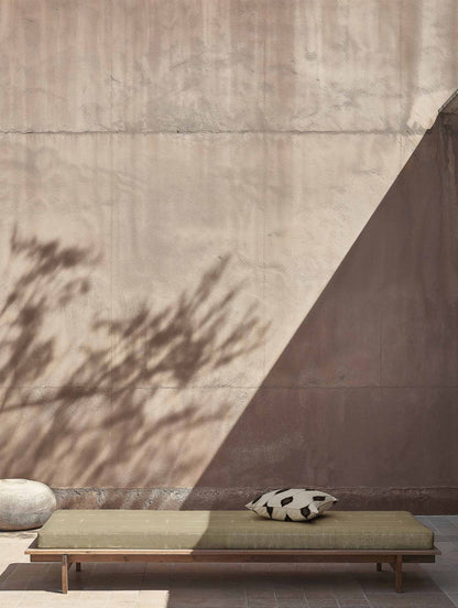 Miura fabric by Coordonné in Jute, shown in a styled room