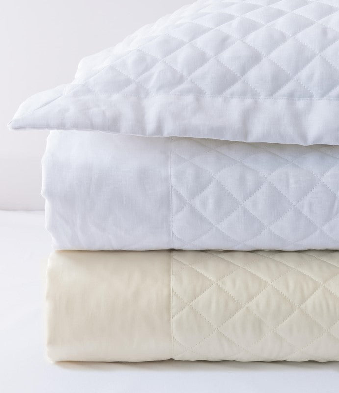 Simply Sateen Quilted Coverlet
