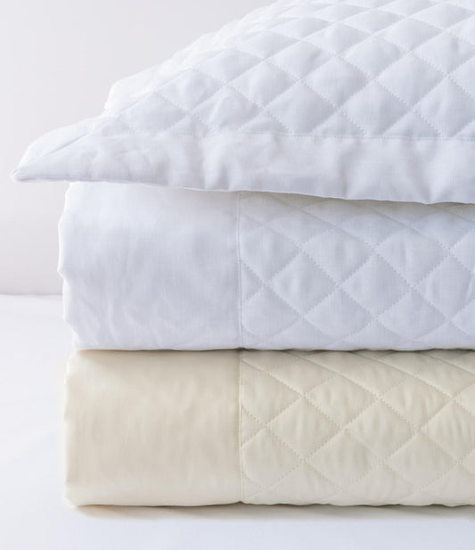 Simply Sateen Quilted Coverlet