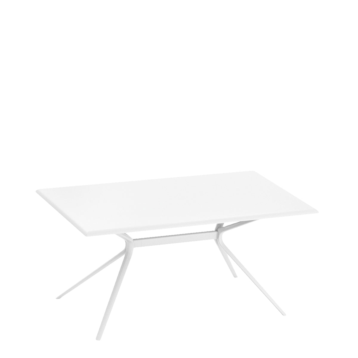 Moai Dining Table Rectangle 160 by JANUS et Cie in White