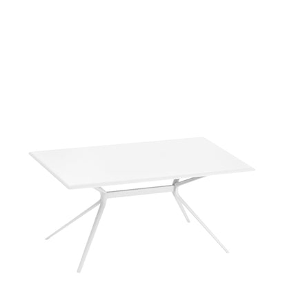 Moai Dining Table Rectangle 160 by JANUS et Cie in White