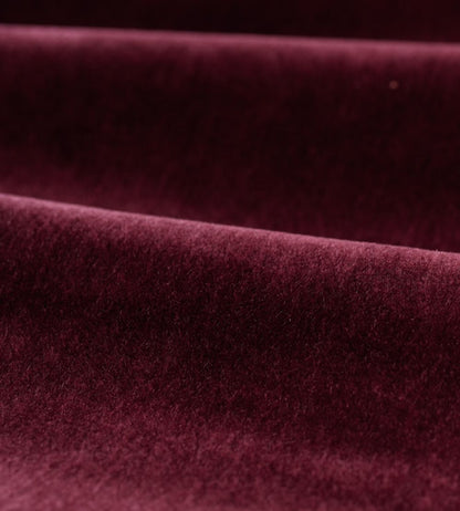 Mohair Fabric by Zoffany Bordeaux