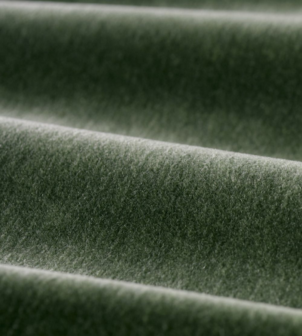 Mohair Fabric by Zoffany Huntsman Green