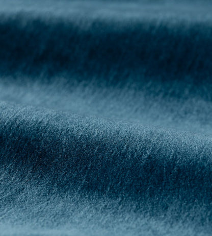 Mohair Fabric by Zoffany Mazarine Blue