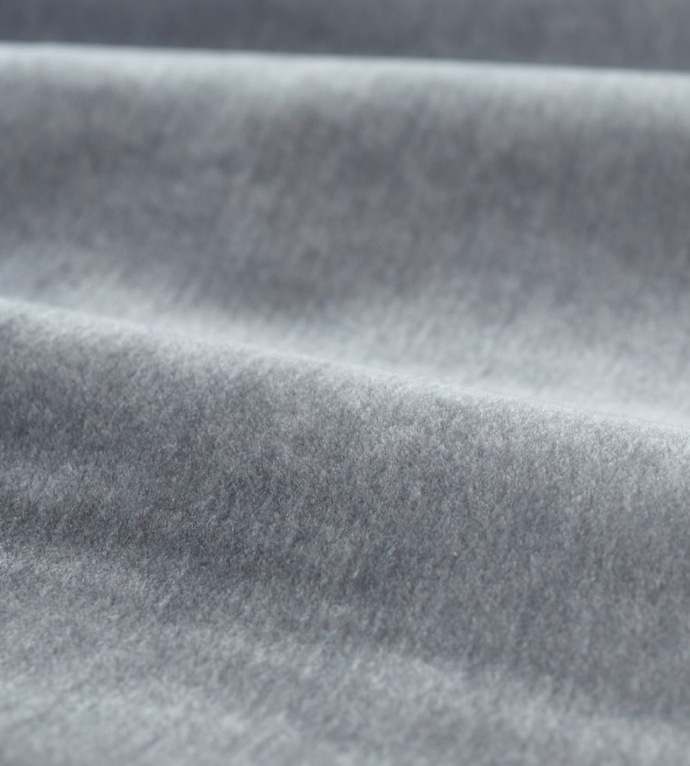Mohair Fabric by Zoffany Quartz Grey