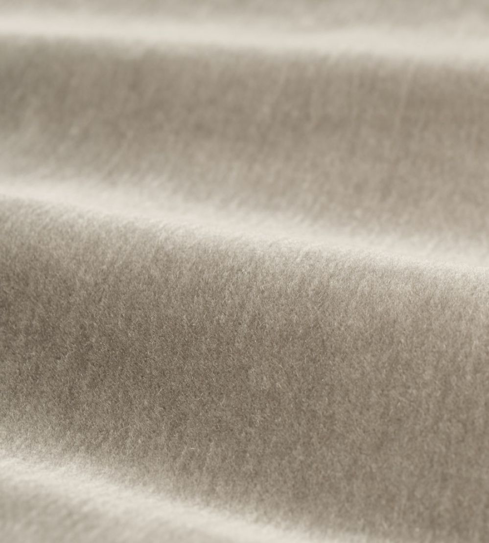 Mohair Fabric by Zoffany Smoke