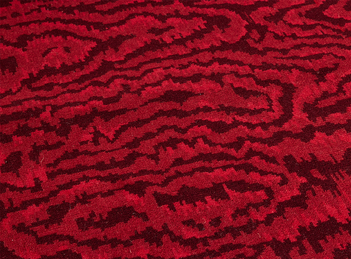 Moire Wilton Rug by Pierre Frey shown in a room setting (view 1)