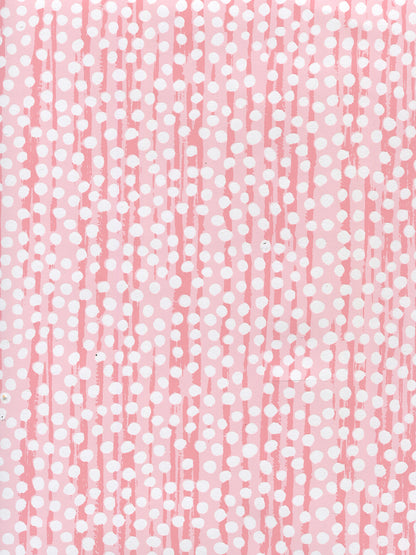 Mojave Pink on White Patent Vinyl wallpaper by Alan Campbell