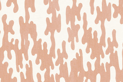 Mokuhanga Coral wallpaper by Hovia
