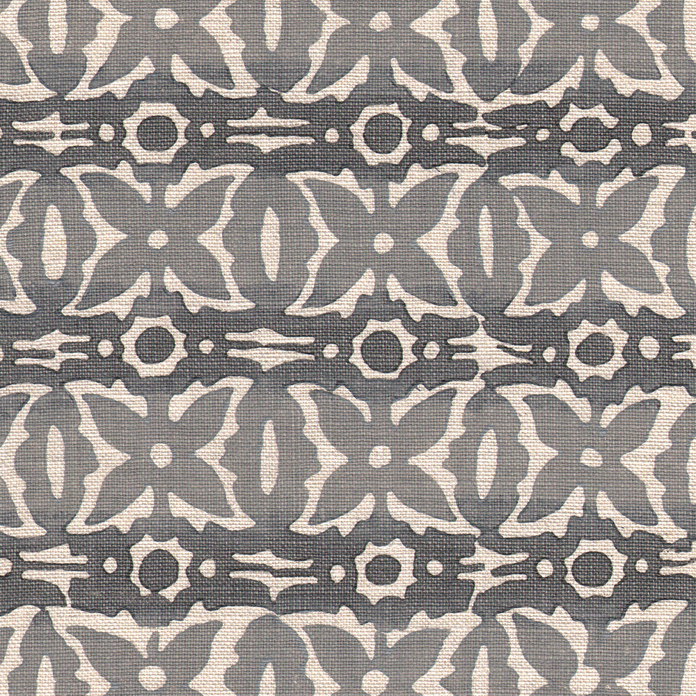 Monarch Handblock Fabric by Galbraith & Paul in Cadet