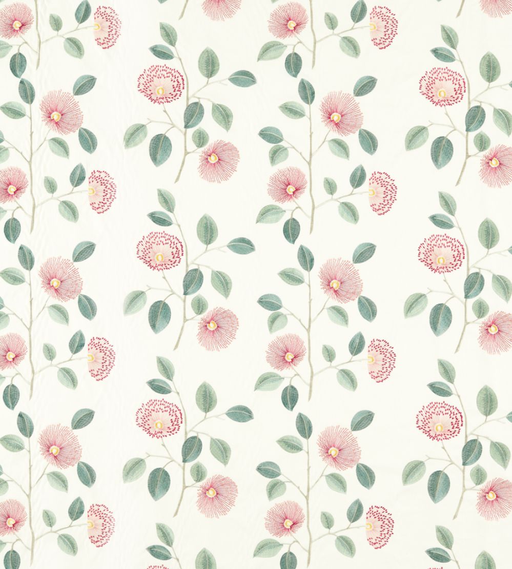 Monique Fabric by Clarke & Clarke Blush/Raspberry